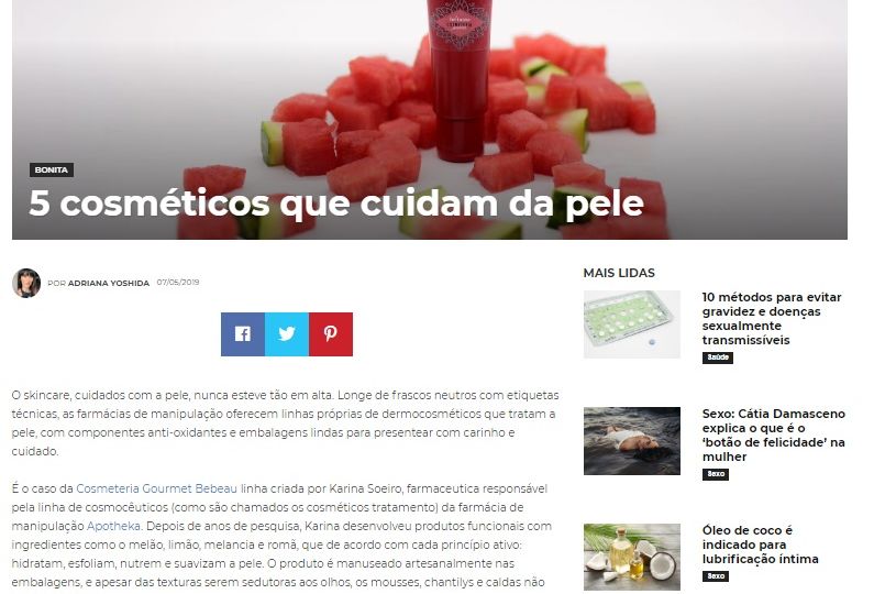 5 cosméticos que cuidam da pele